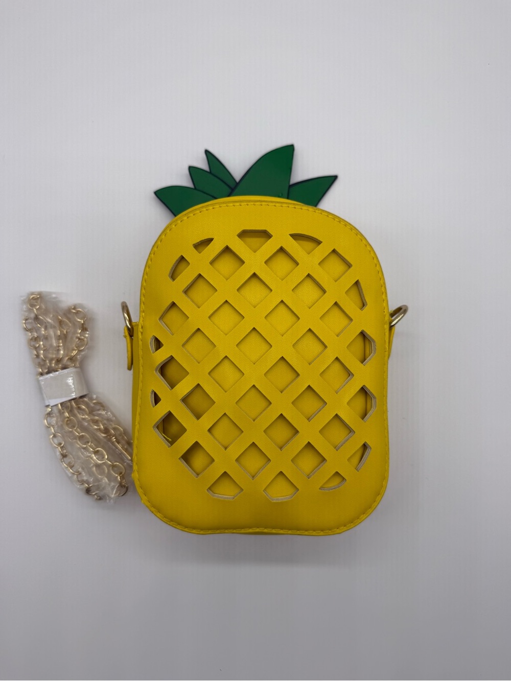 Novelty Pineapple Crossbody Bag | Yellow Fruit Purse | Cute Summer Mini Bag